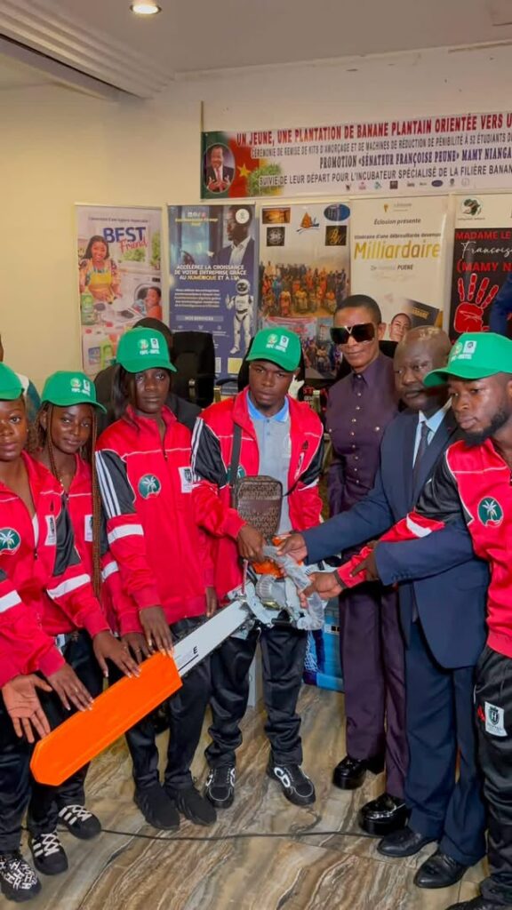 Mamy Nyanga mise sur la jeunesse d'entrepreneurs agricoles: 52 étudiants de HINTEL reçoivent leurs kits d'amorçage et envoyés en incubation img 20260804 wa0002